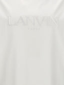 Camiseta de bordado del logotipo de Lanvin