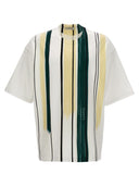 Lanvin Striped Print T Shirt