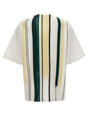 Lanvin Striped Print T Shirt