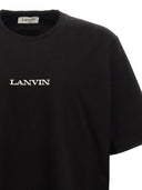 Lanvin logo haftowa koszulka