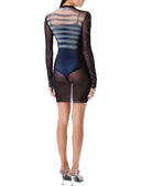 Jean Paul Gaultier si veste blu