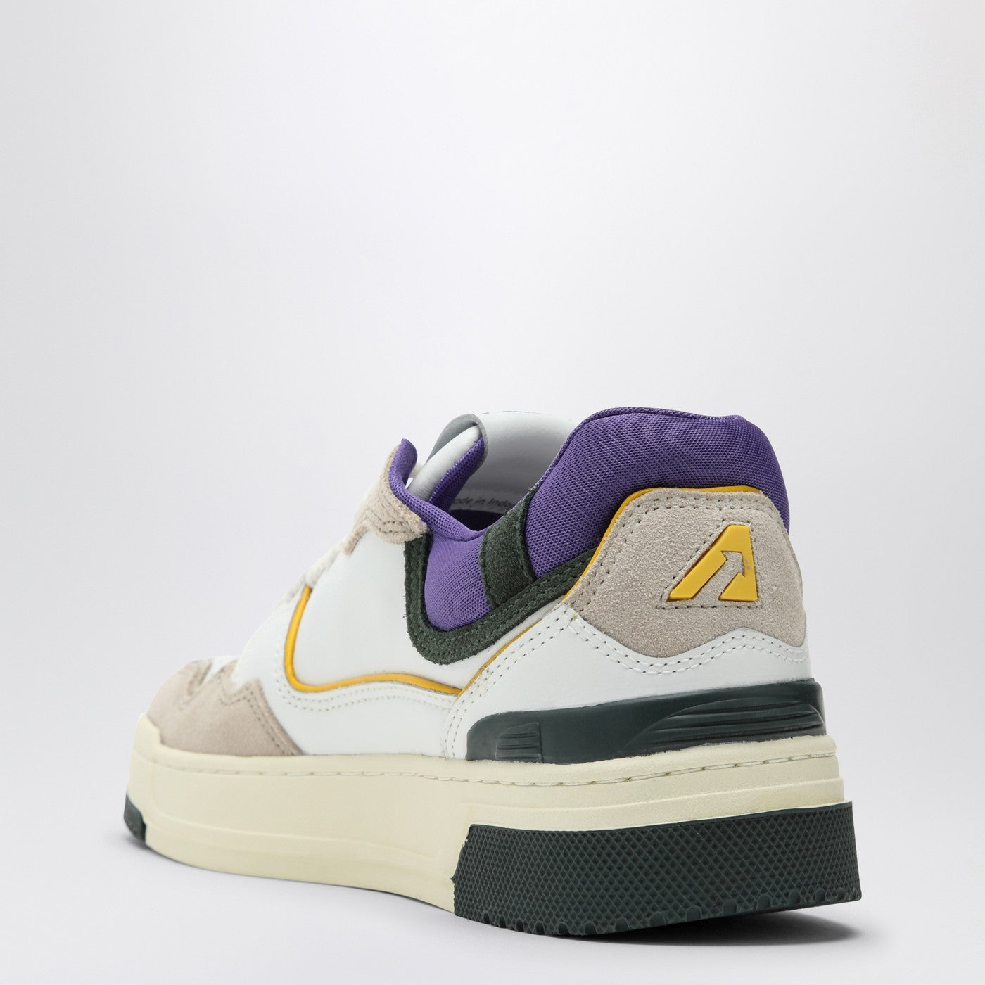 Autry Low Clc White/Purple/Dark Green Sneaker – Balardi