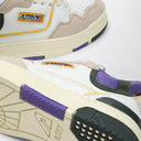 Autry Low Clc White/Purple/Dark Green Sneaker