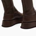Gia Borghini Brown Eco Leather Rosie 11 Ankle Boots