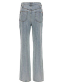 Self Portrait 'Blue Rhinstone Denim' Jeans