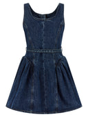 Abito "mini mini in denim" auto -ritratto