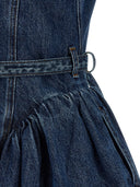 Abito "mini mini in denim" auto -ritratto