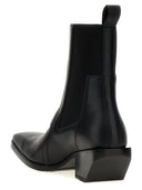 Rick Owens 'Heeled Silver' Boots