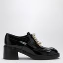 Roger Vivier Viv 'Rangers Black Patent Leather Loafer