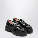 Roger Vivier Wallaviv Black Patent Lederplattform Loafer