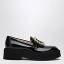 Roger Vivier Viv 'Rangers Black Patent Peller