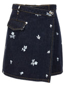 Lanvin All Over Embroidery Skirt