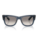 Ray Ban Sunglasses Rb0840 S 684532 Mega Wayfarer Dark Blue Transparent/Smoky Grey Unisex