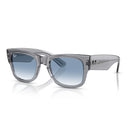 Ray Ban Sunglasses Rb0840 S 68463 F Mega Wayfarer Transparent Gray/Transparent Blue Gradient Unisex