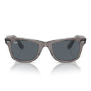 Ray Ban Sunglasses Rb2140 1355 R5 Wayfarer Transparent Gray/Blue Unisex