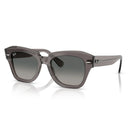 Ray Ban Sunglasses Rb2186 136971 State Street Striated Transparent Gray/Smoked Gray Unisex