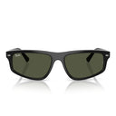 Ray Ban Occhiali da Sole Rb2225 901/31 Nero/Verde Unisex