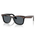 Ray Ban Sunglasses Rb2240 1441 R5 Wayfarer Brown On Black/Blue Unisex