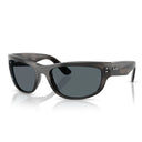 Ray Ban Sunglasses Rb2289 1404 R5 Mega Balorama Striated Gray/Blue Unisex