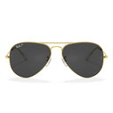Ray Ban Sunglasses Rb3025 919648 Aviator Gradient Gold/Black Unisex Polarized