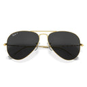 Ray Ban Sunglasses Rb3025 919648 Aviator Gradient Gold/Black Unisex Polarized