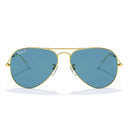 Ray Ban Sunglasses Rb3025 9196 S2 Aviator Gold/Blue Unisex Polarized