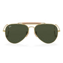 Ray Ban Sunglasses Rb3030 L0216 Outdoorsman I Gold/Green G 15 Unisex