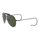 Ray Ban Sunglasses Rb3030 L9500 Outdoorsman I Black/Green G 15 Unisex