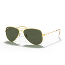 Ray Ban Sunglasses Rb3044 L0207 Aviator Small Metal Gold/Green G 15 Unisex