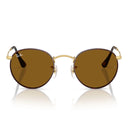 Ray Ban Sunglasses Rb3447 927533 Round Metal Brown/Brown Unisex