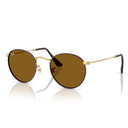 Ray Ban Sunglasses Rb3447 927533 Round Metal Brown/Brown Unisex