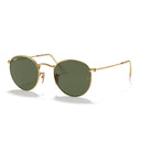 Ray Ban Sunglasses Rb3447 N 001 Round Metal Gold/Green G 15 Unisex