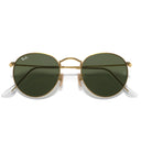 Ray Ban Sunglasses Rb3447 N 001 Round Metal Gold/Green G 15 Unisex