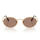 Ray Ban Sunglasses Rb3547 001/1 A Oval Gold/Purple Unisex