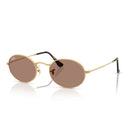 Ray Ban Sunglasses Rb3547 001/1 A Oval Gold/Purple Unisex