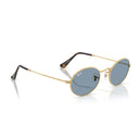 Lunettes de soleil Ray Ban Rb3547 001/56 Ovale Or/Bleu Unisexe