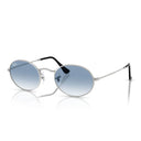Ray Ban Sunglasses Rb3547 003/3 F Oval Silver/Blue Gradient Unisex