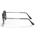 Ray Ban Sunglasses Rb3548 N 002/58 Hexagonal Black/Green G 15 Unisex Polarized