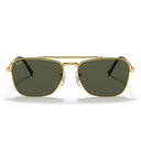 Ray Ban Sunglasses Rb3636 919631 New Caravan Gold/Green Unisex