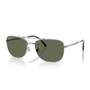 Ray Ban Sunglasses Rb3755 004/58 Silver/Green Unisex Polarized