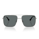 Ray Ban Sunglasses Rb3758 003/81 Ari Silver/Grey Unisex Polarized