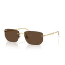 Ray Ban Sunglasses Rb3768 001/73 Gold Arista/Dark Brown Unisex