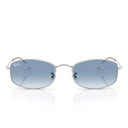 Ray Ban Sunglasses Rb3832 003/3 F Silver/Blue Gradient Unisex