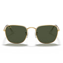 Ray Ban Sunglasses Rb3857 919631 Frank Gold/Green G 15 Unisex