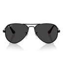 Ray Ban Sunglasses Rb3925 002/48 Aviator Max Black/Black Unisex Polarized