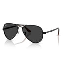 Ray Ban Sunglasses Rb3925 002/48 Aviator Max Black/Black Unisex Polarized