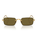 Ray Ban Sunglasses Rb3928 001/73 X Asap Rocky Gold Arista/Dark Brown Unisex