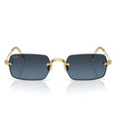 Ray Ban Sunglasses Rb3928 001/S2 X Asap Rocky Gold Arista/Blue Gradient Unisex