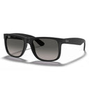 Ray Ban Sunglasses Rb4165 601/8 G Justin Matte Black/Smoked Grey Unisex
