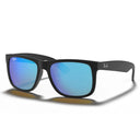 Ray Ban Sunglasses Rb4165 622/55 Justin Black/Blue Gradient Unisex